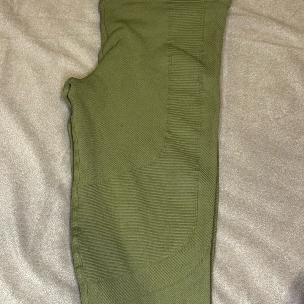 NUX Sage Green Women's Capri Leggings - Picture 5 of 6